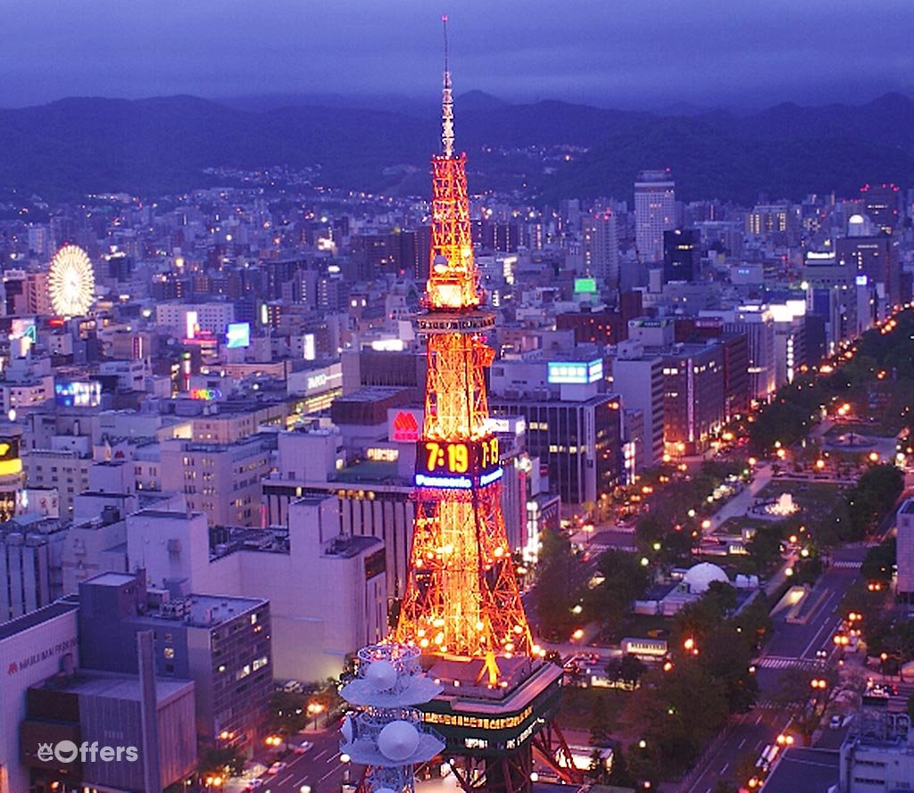 Sapporo. Ticket tower